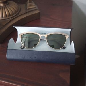 WARBY PARKER Louise Metal Sunglasses and Case